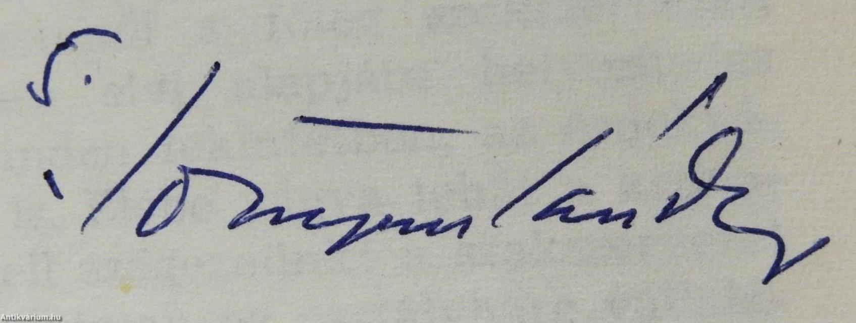 A szocialista művészetért! (dedikált példány)