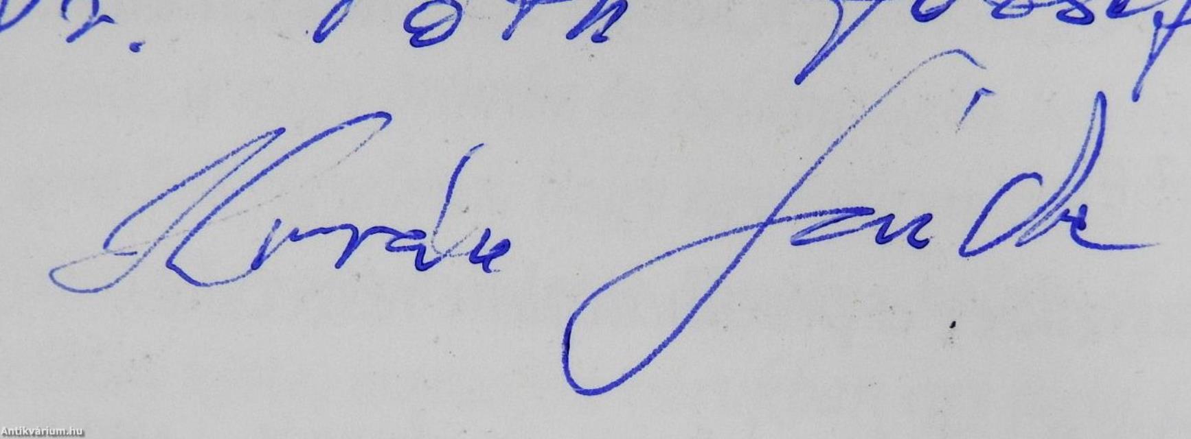 Bús düledékeiden... (dedikált példány)