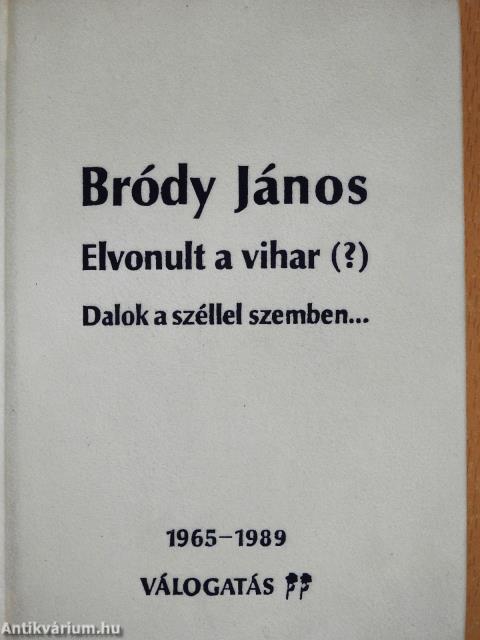 Elvonult a vihar(?) (dedikált példány)