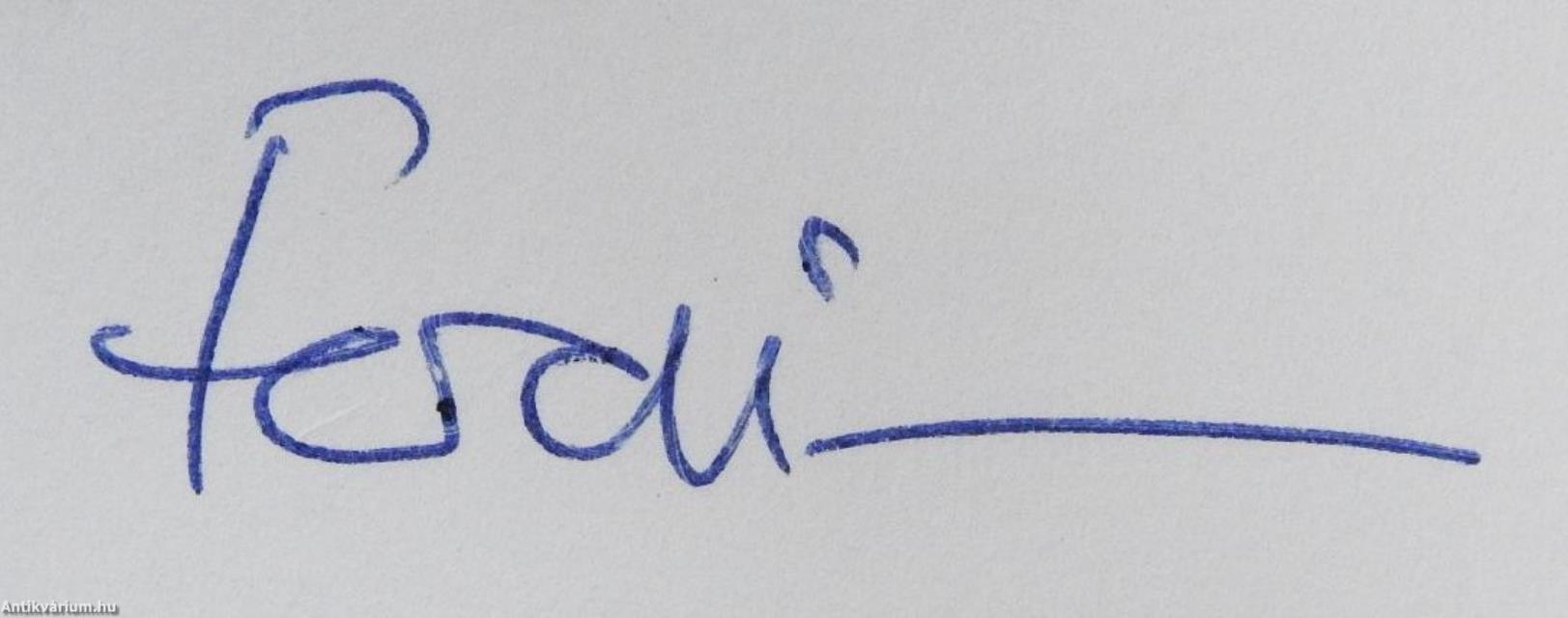 A bolondok királya (dedikált példány)