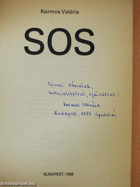 SOS (dedikált példány)