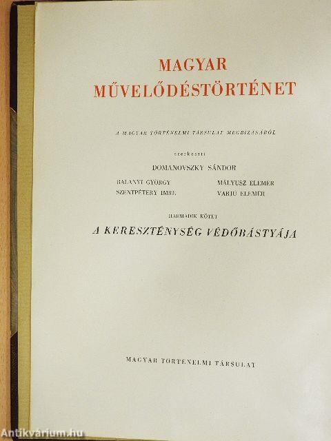 Magyar művelődéstörténet 3.