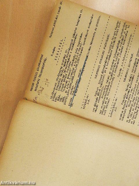 Magyar Királyi Államvasutak Budapesti Üzletvezetőségének körlevelei 1923. január-december