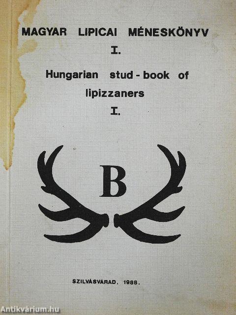 Magyar lipicai méneskönyv I.