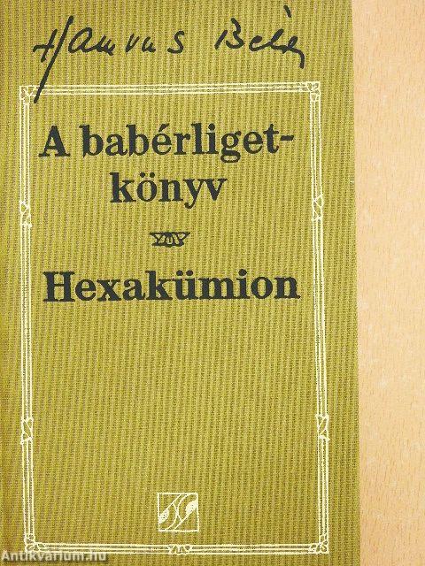 A babérligetkönyv/Hexakümion