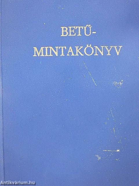 Betűmintakönyv