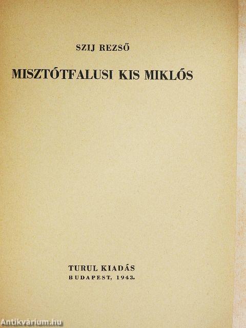 Misztótfalusi Kis Miklós