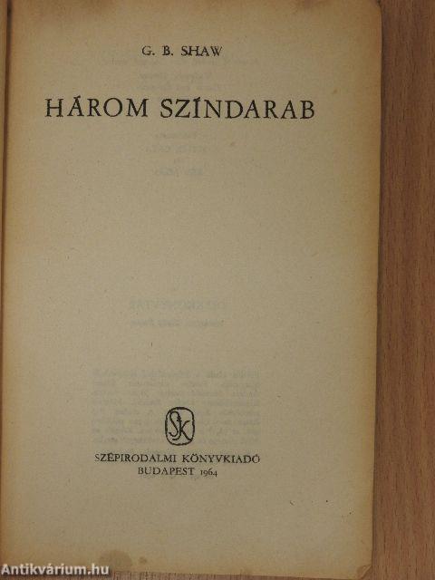 Három színdarab I. (töredék)