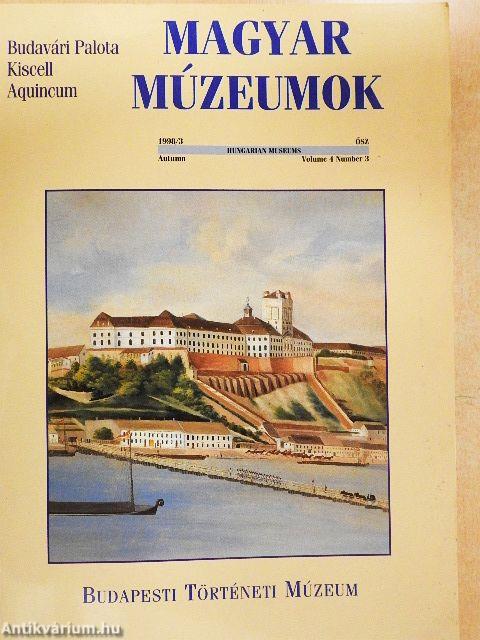 Magyar Múzeumok 1998. ősz