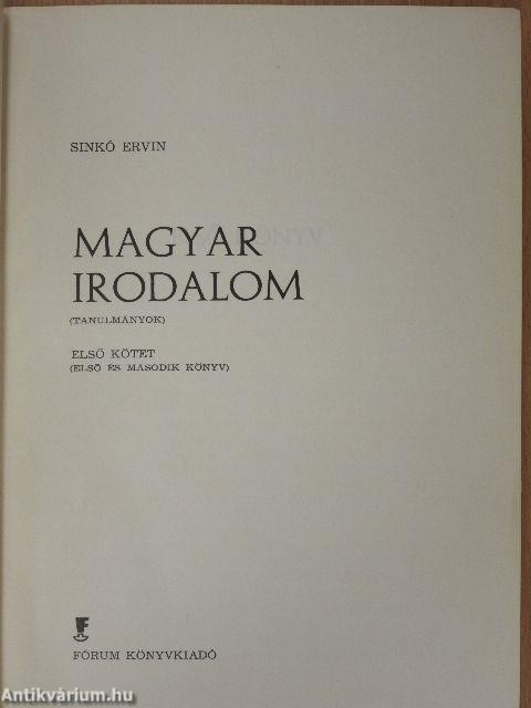 Magyar irodalom I./1-2.