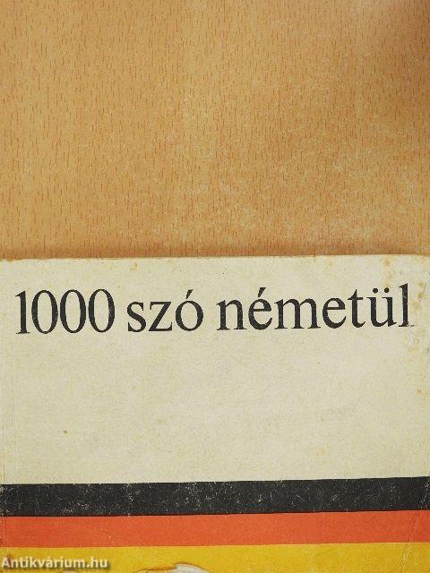 1000 szó németül