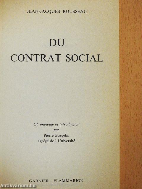 Du Contrat Social