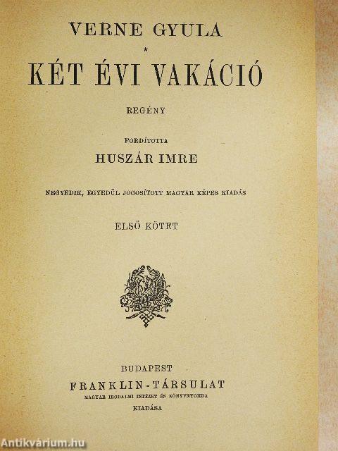 Két évi vakáció I-II.