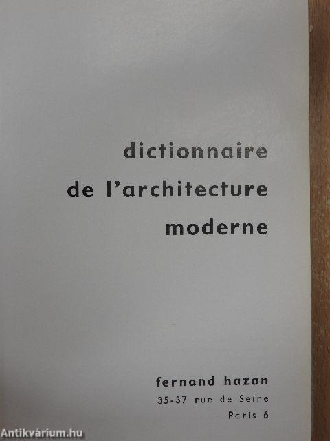 Dictionnaire de l'architecture moderne