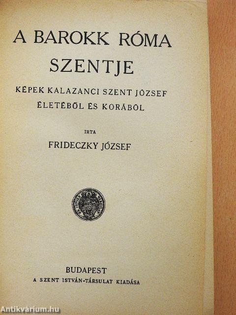 A barokk róma szentje