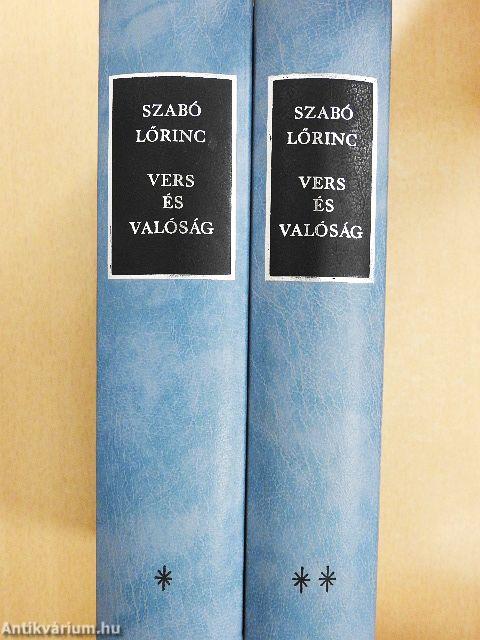 Vers és valóság I-II.