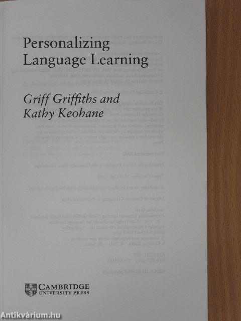 Personalizing Language Learning