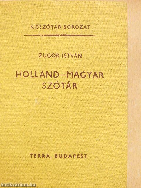Holland-magyar szótár 