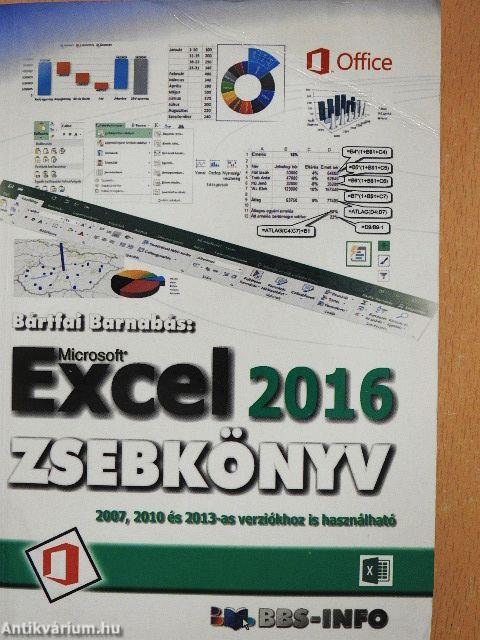 Microsoft Excel 2016 zsebkönyv