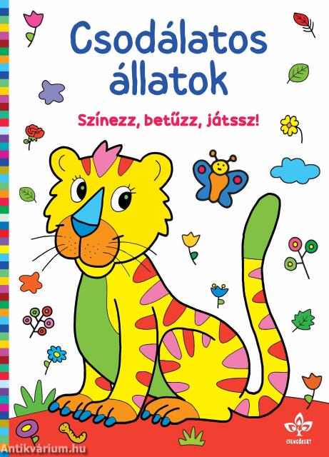 Csodálatos állatok - Színezz, betűzz, játssz!