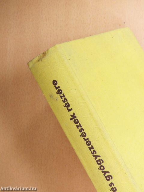 Matematika orvosok és gyógyszerészek részére