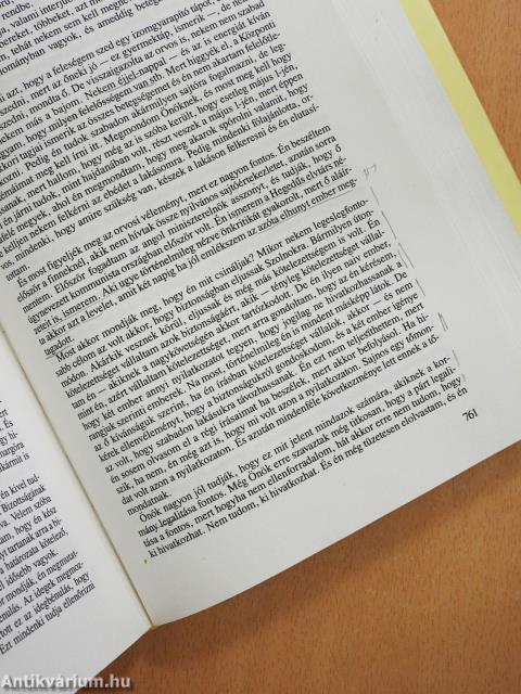 A Magyar Szocialista Munkáspárt Központi Bizottságának 1989. évi jegyzőkönyvei I-II. (többszörösen dedikált példány)