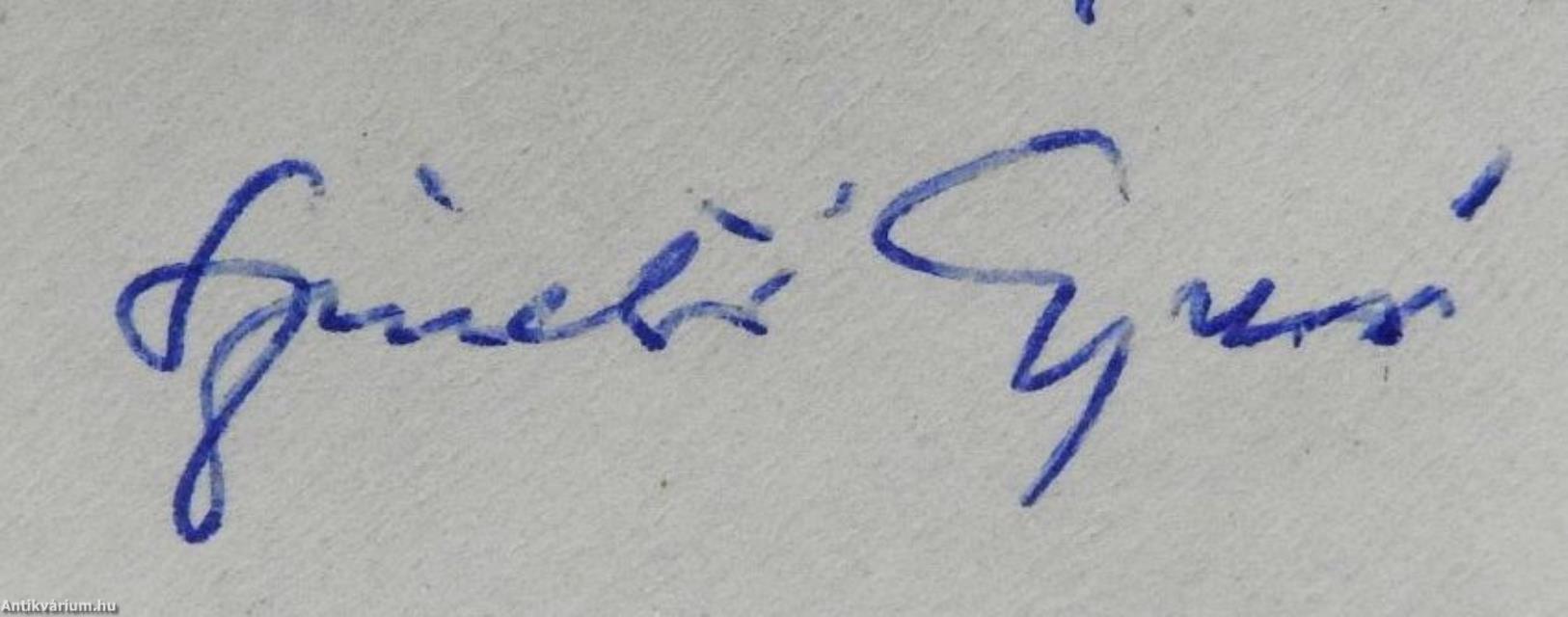 Vihar a pusztán (dedikált példány)