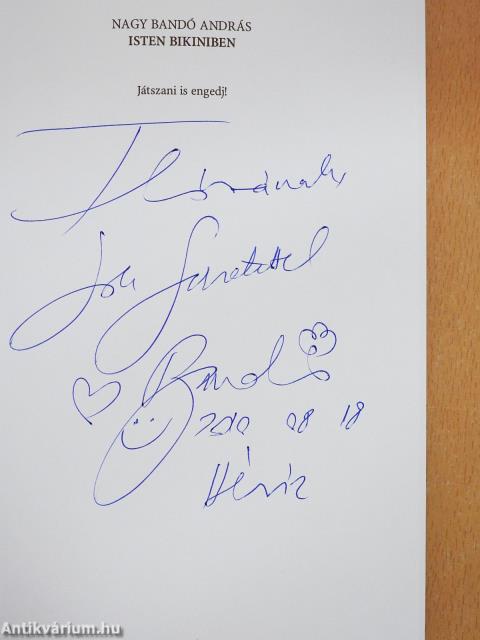 Isten bikiniben (dedikált példány)