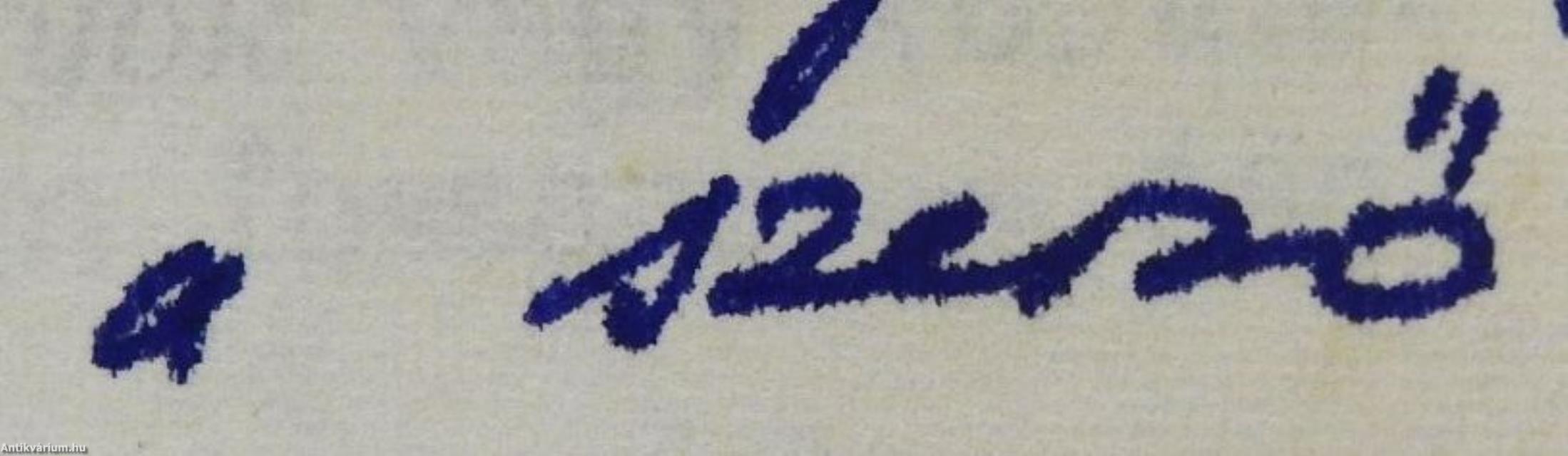 Őslények nyomában (dedikált példány)