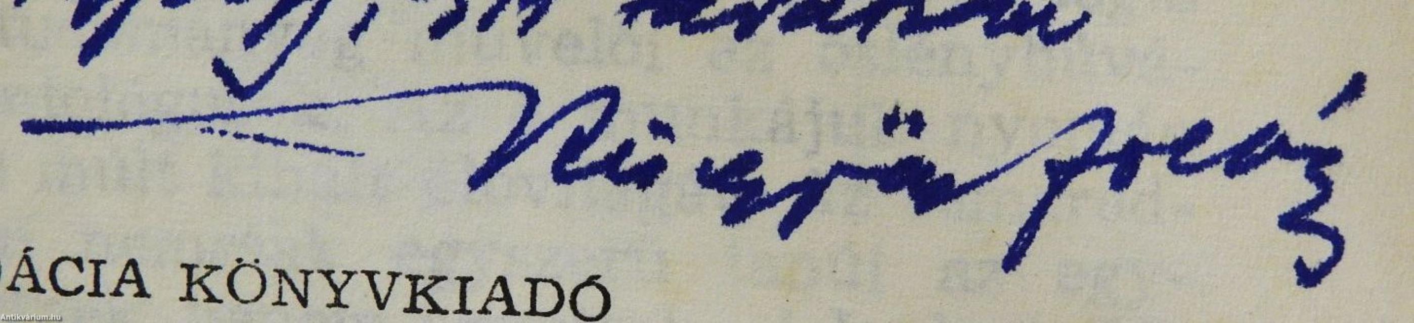 Őslények nyomában (dedikált példány)