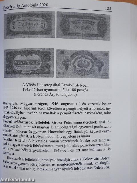 Betyárvilág Antológia 2020 (kétszeresen dedikált példány)