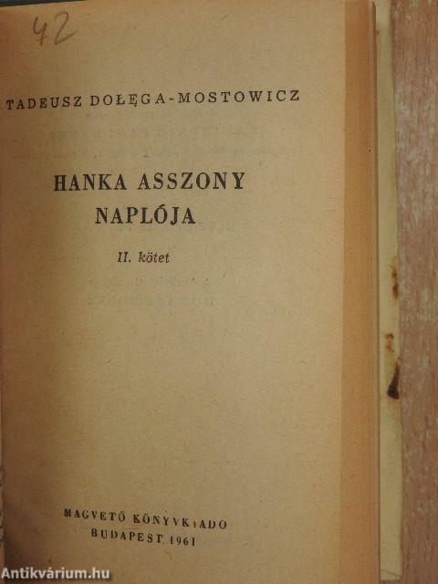 Hanka asszony naplója I-II.