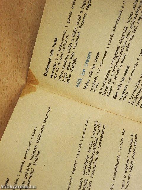 Kevert és turmix italok