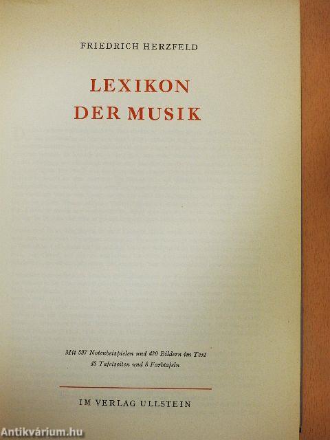 Lexikon der Musik