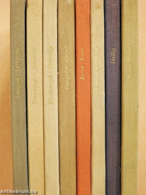 Az angol líra kincsesháza I-VIII. (dedikált példány)