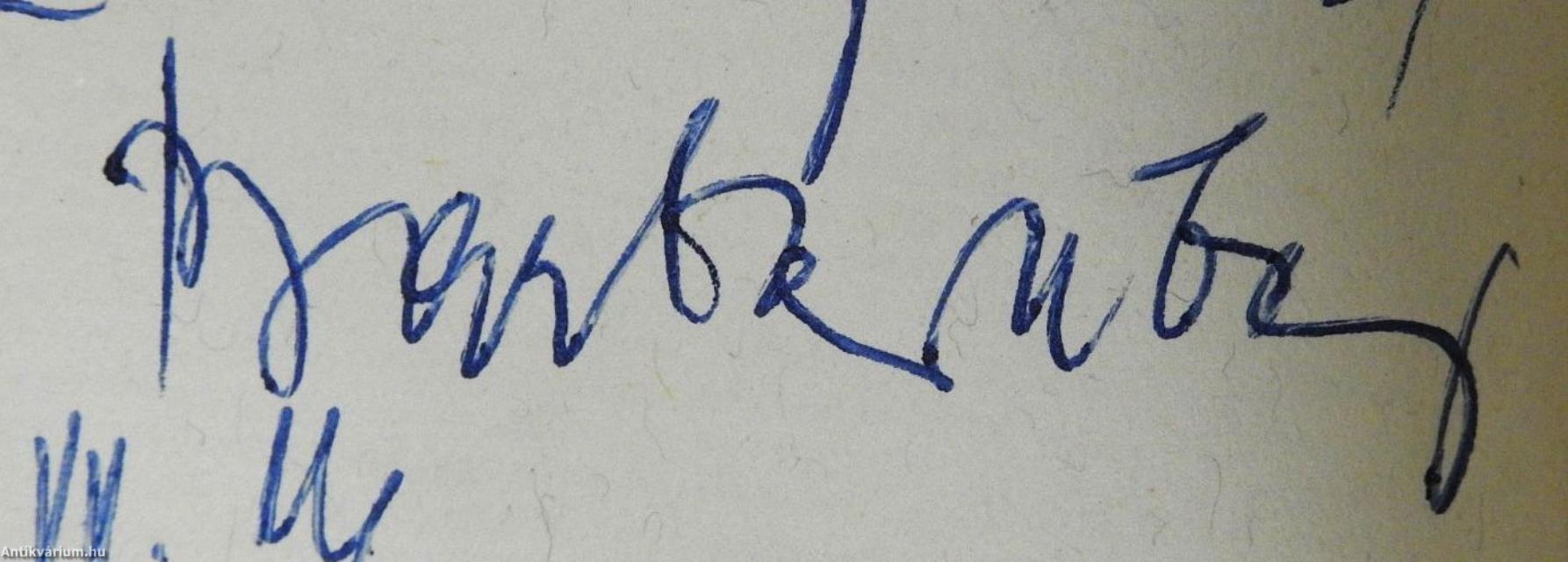 Az angol líra kincsesháza I-VIII. (dedikált példány)