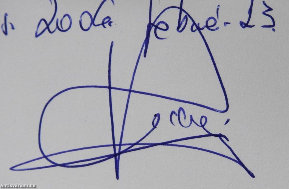 In Baccho et Venere (dedikált példány)