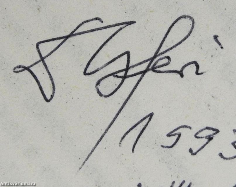 Kevés szóval németül (dedikált példány)