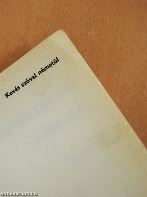 Kevés szóval németül (dedikált példány)