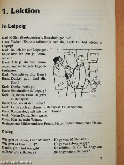 Kevés szóval németül (dedikált példány)