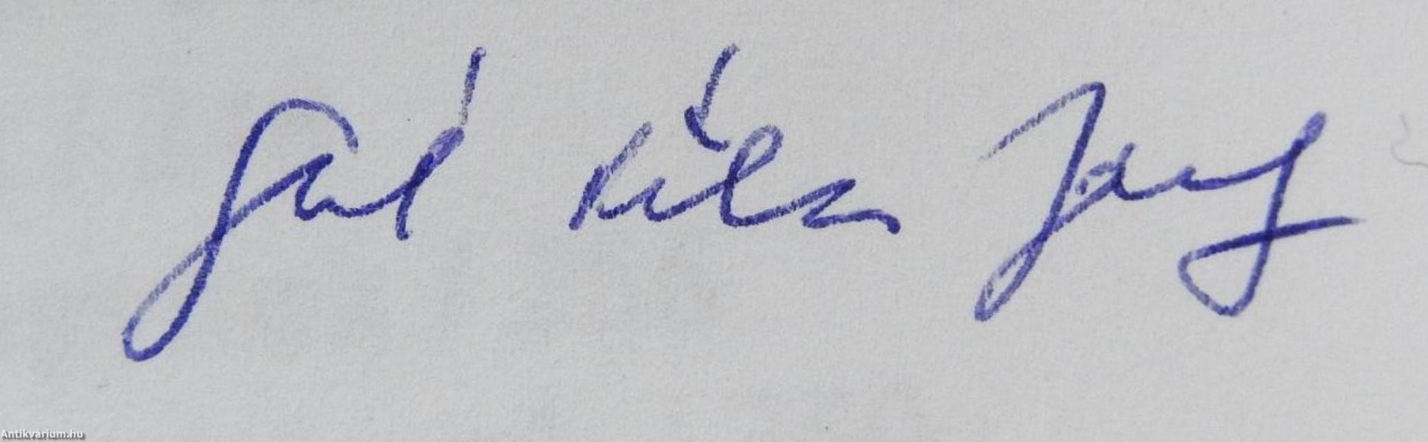 Szentlélek és Turul (dedikált példány)