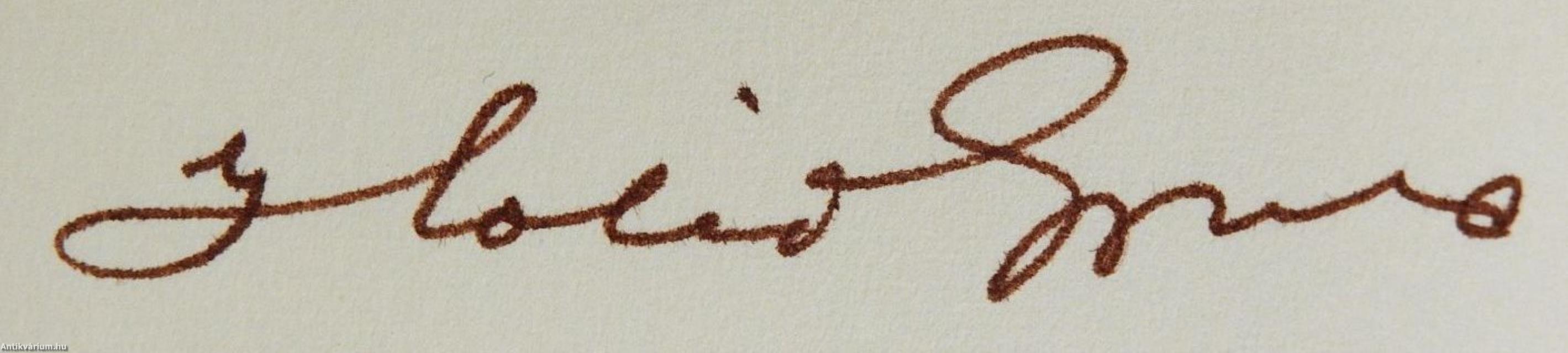 Alte Musikinstrumente (dedikált példány)