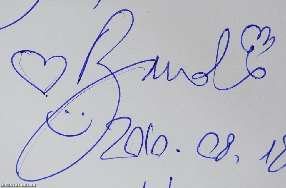 András könyve (dedikált példány)