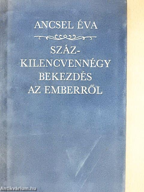 Százkilencvennégy bekezdés az emberről