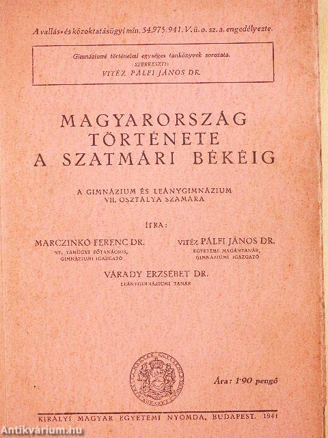 Magyarország története a szatmári békéig