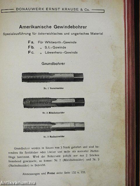 Donauwerk Ernst Krause & Co. - Werkzeuge