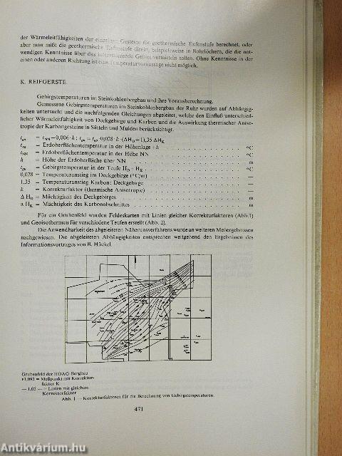 Beherrschung der Ausgasung in Grubenbetrieben/Verbesserung des Grubenklimas