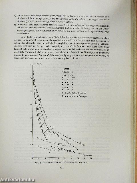 Beherrschung der Ausgasung in Grubenbetrieben/Verbesserung des Grubenklimas