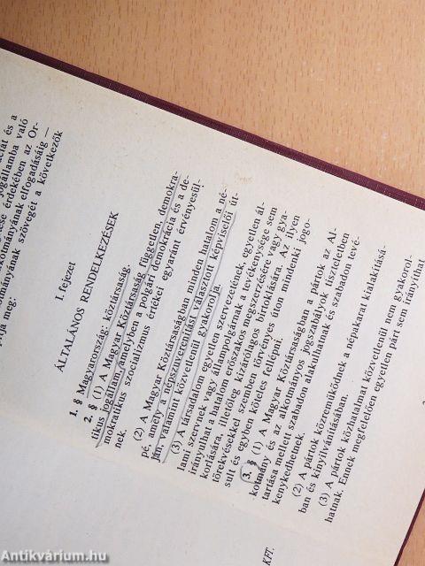 A Magyar Köztársaság Alkotmánya