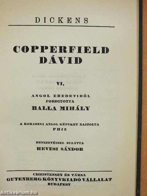Copperfield Dávid I-VI.